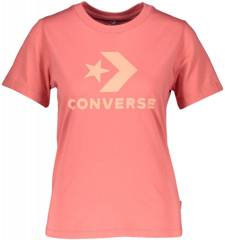 Converse Star Chevron Damen T-Shirt Pink F664 Rövid ujjú póló