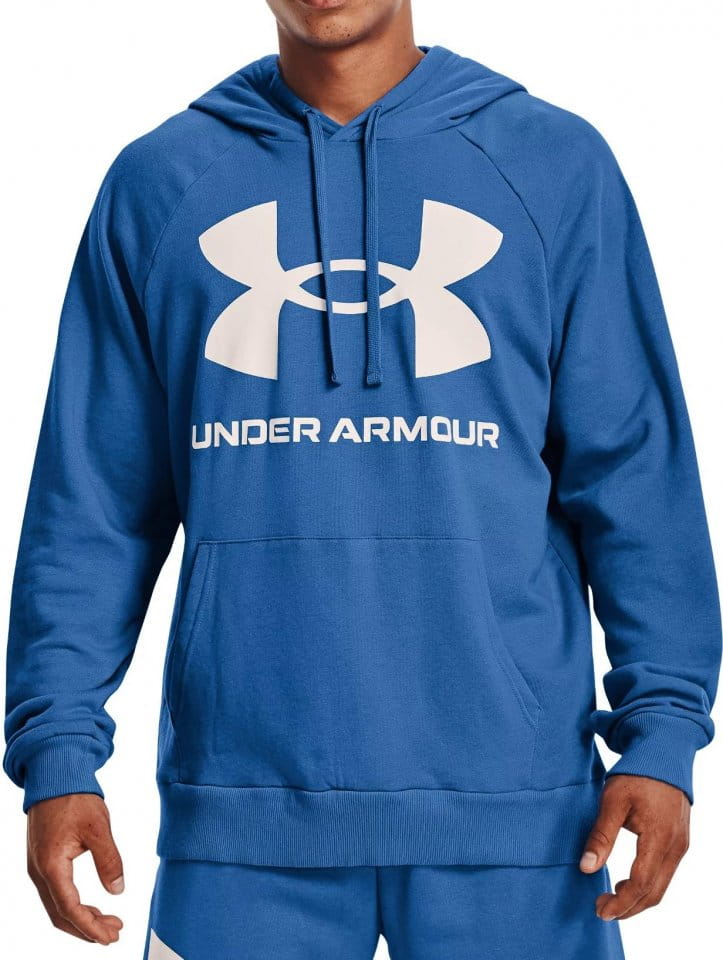Under Armour UA Rival Fleece Big Logo HD-BLU Kapucnis melegítő felsők