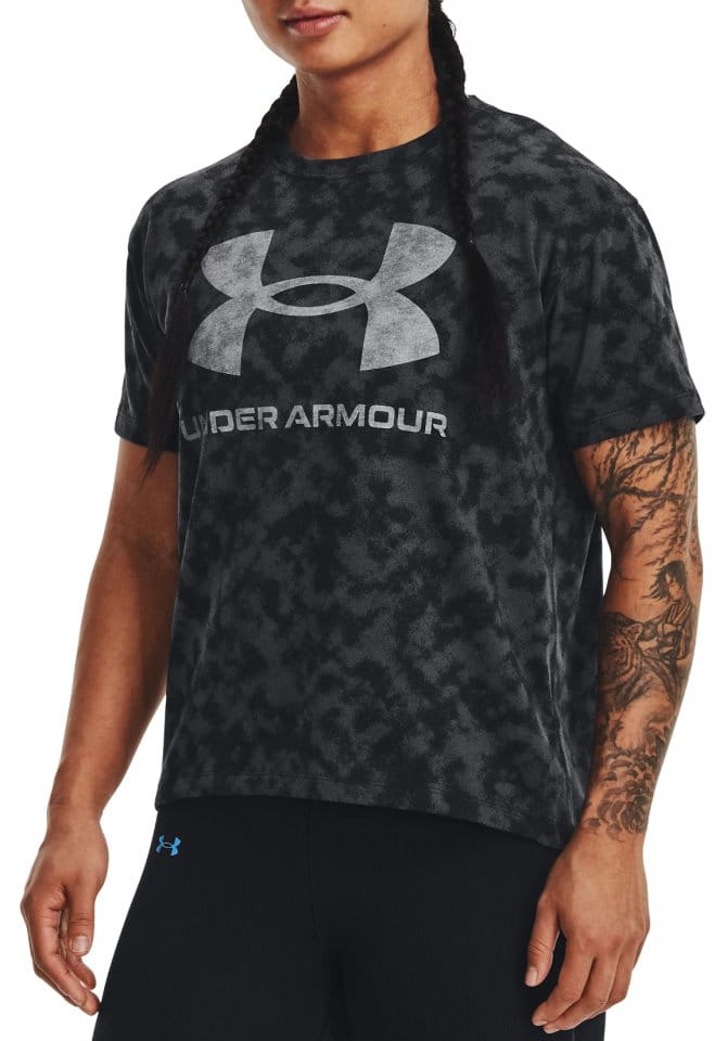Under Armour UA Logo Aop Heavyweight Rövid ujjú póló