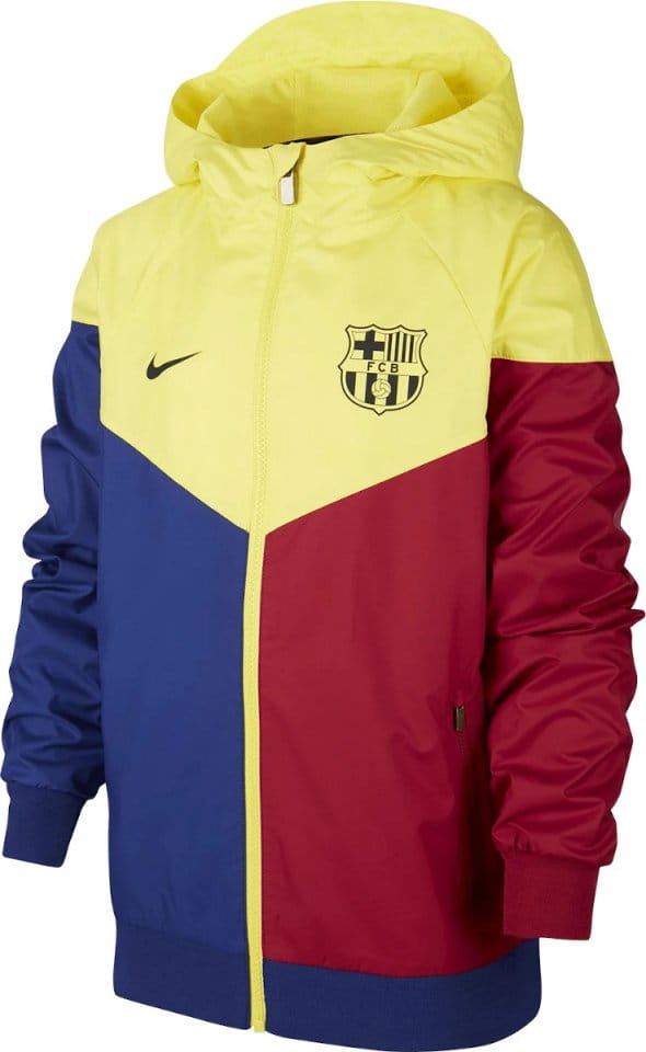 Nike Y NK FC Barcelona Windrunner JKT Kapucnis kabát