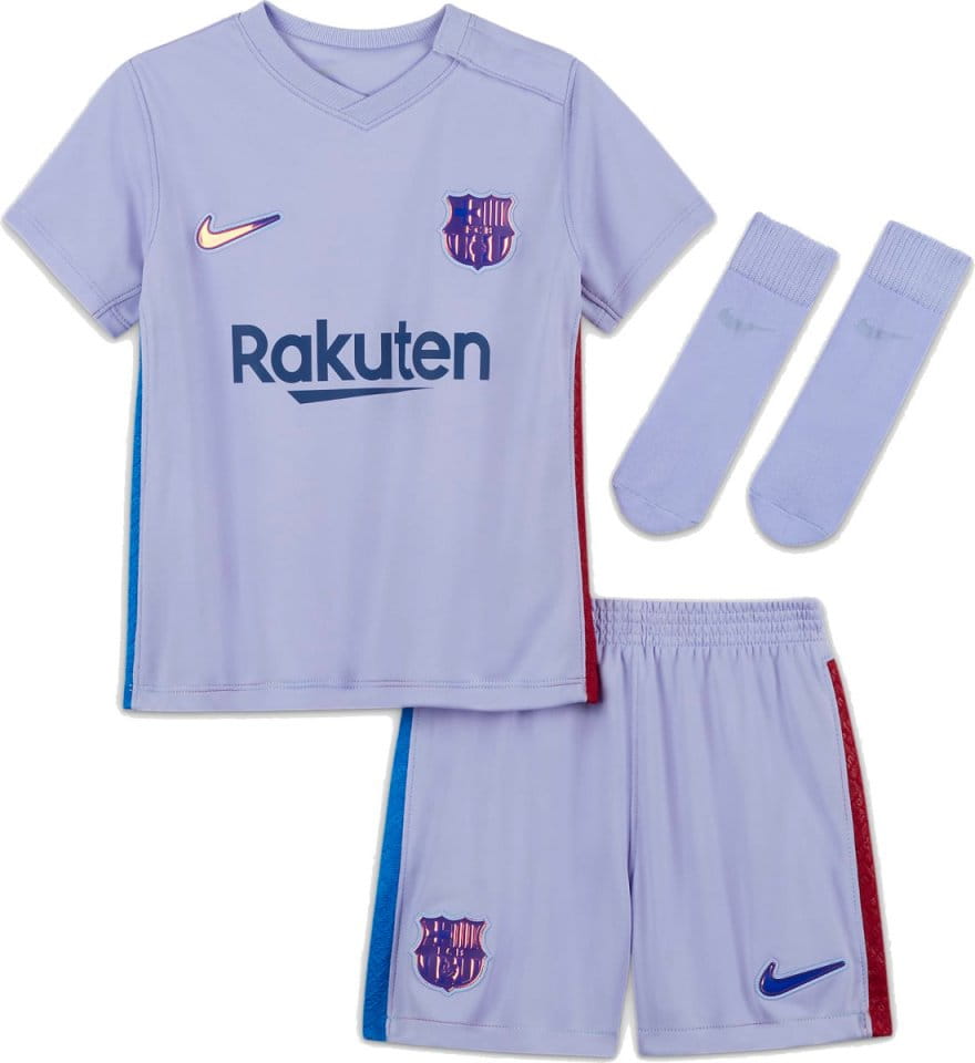 Nike FC Barcelona 2021/22 Away Baby/Toddler Soccer Kit Szett