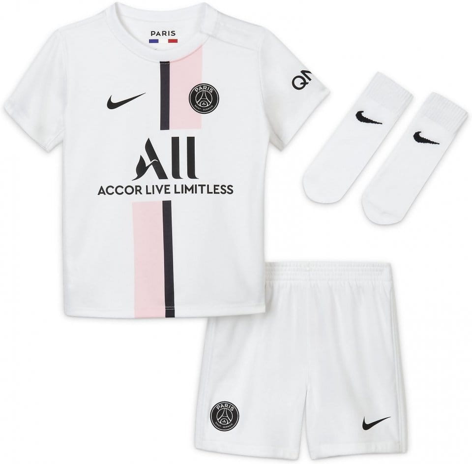 Nike Paris Saint-Germain 2021/22 Away Baby/Toddler Soccer Kit Szett