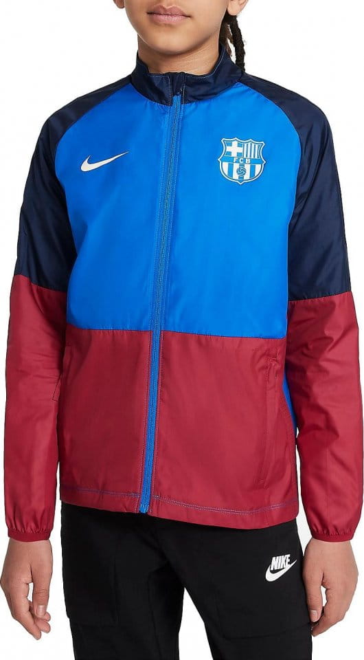 Nike FC Barcelona Repel Academy Big Kids Soccer Jacket Dzseki