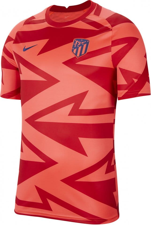 Nike Atlético Madrid Men s Pre-Match Short-Sleeve Soccer Top Rövid ujjú póló