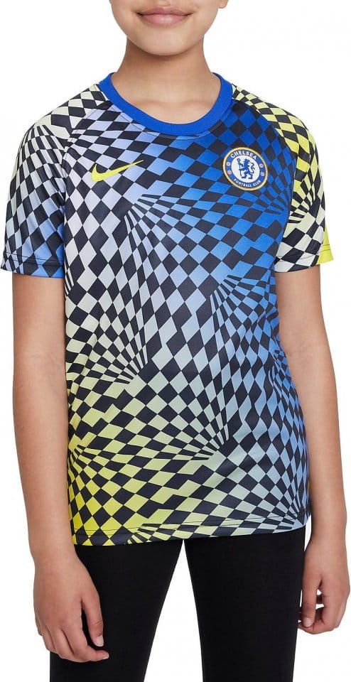 Nike Chelsea FC Big Kids Pre-Match Short-Sleeve Soccer Top Rövid ujjú póló