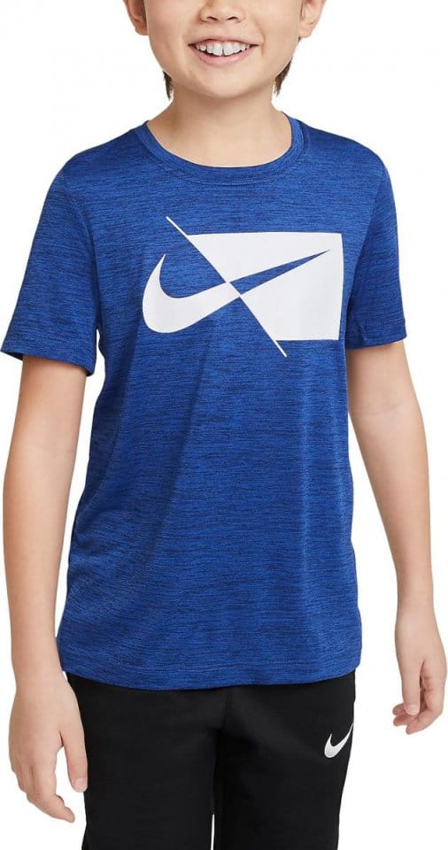 Nike HBR T-Shirt Kids Blau Weiss F492 Rövid ujjú póló