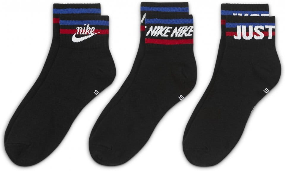 Nike Essential Ankle Socks (3 Pairs) Zoknik