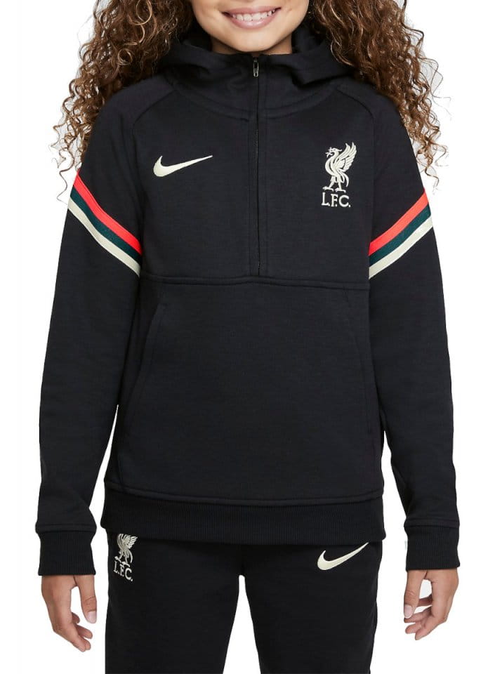 Nike Liverpool FC Big Kids Dri-FIT Soccer Hoodie Kapucnis melegítő felsők