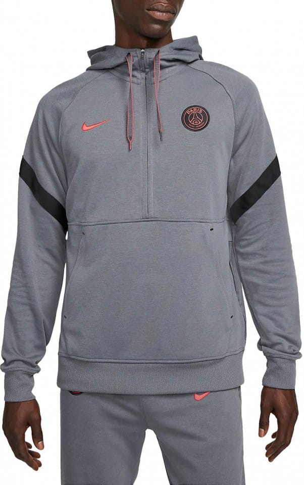 Nike Men's 1/2-Zip Paris Saint-Germain Fleece Football Hoodie Kapucnis melegítő felsők