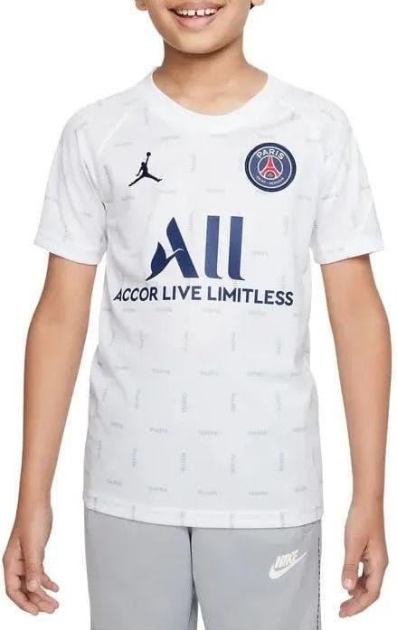 Jordan Paris St. Germain Prematch Shirt 2021/22 Big Kids Rövid ujjú póló