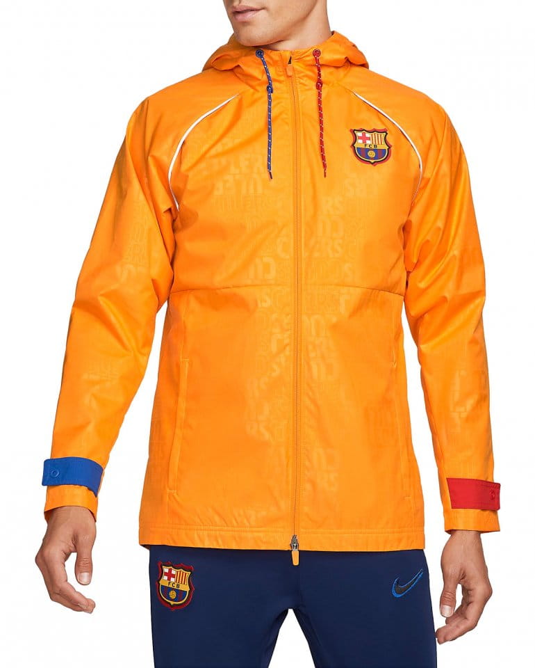 Nike FC Barcelona AWF Men's Graphic Soccer Jacket Kapucnis kabát