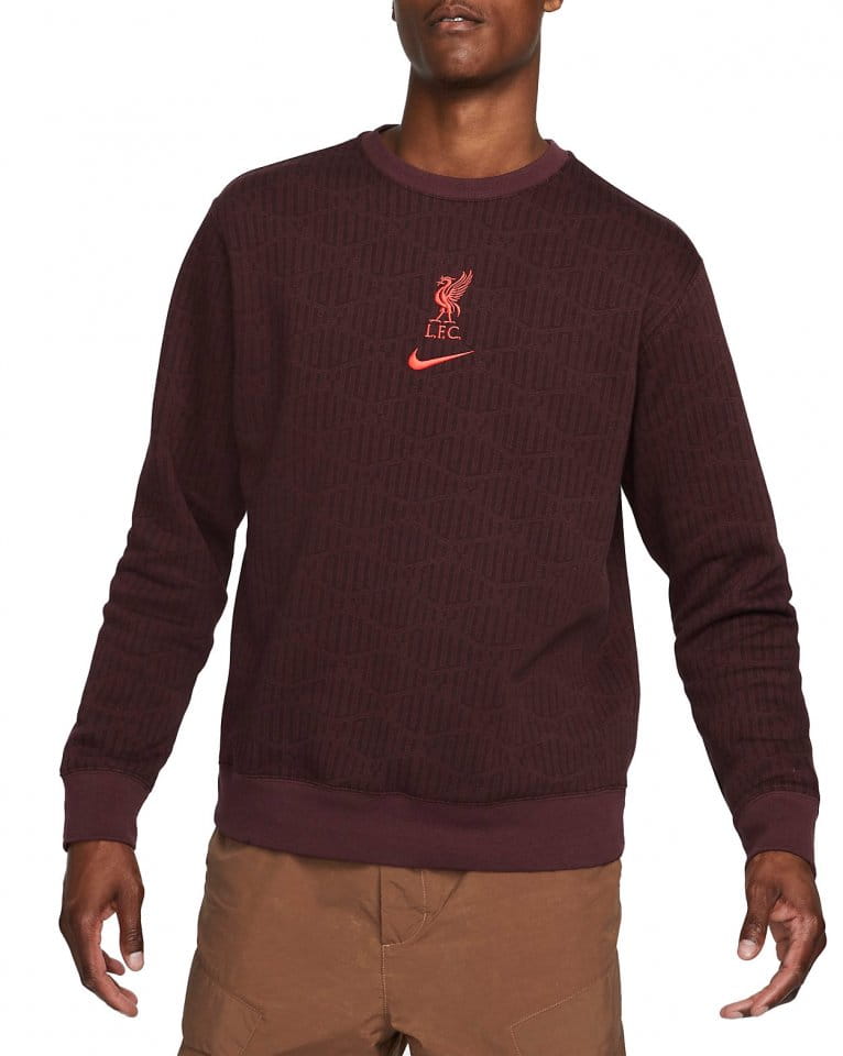 Nike Mens FC Liverpool Fleece Sweatshirt Melegítő felsők