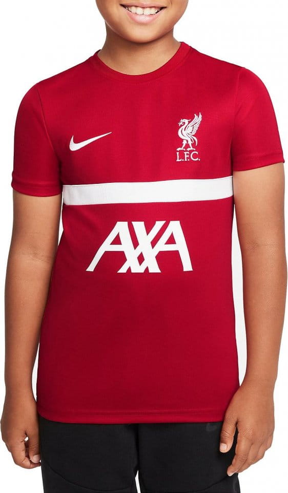 Nike Liverpool FC Academy Pro Big Kids Dri-FIT Short-Sleeve Soccer Top Rövid ujjú póló