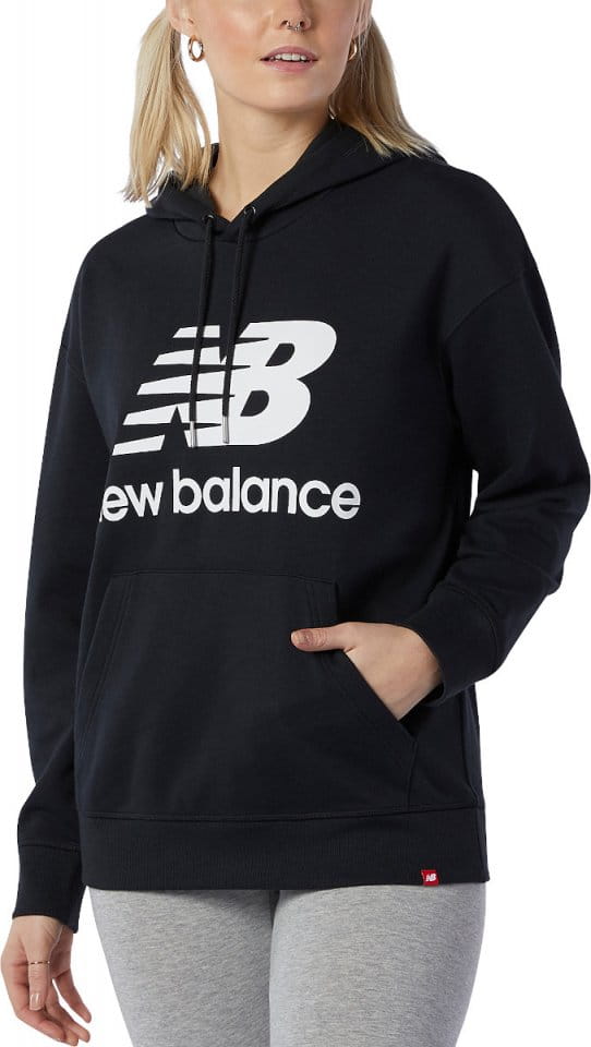New Balance Essentials Stacked Logo Oversized Pullover Hoodie Kapucnis melegítő felsők